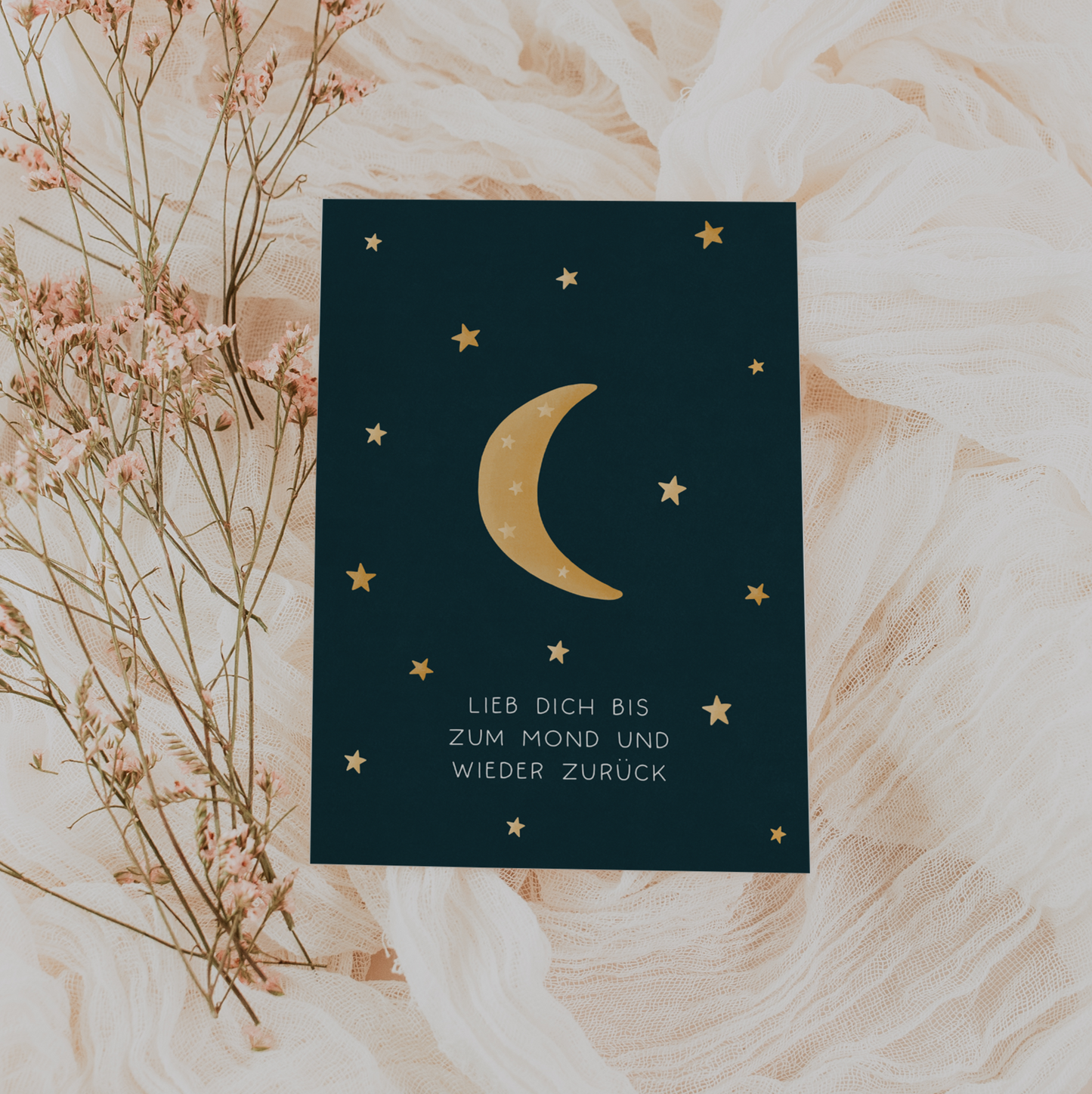 Postcard Love - Moon