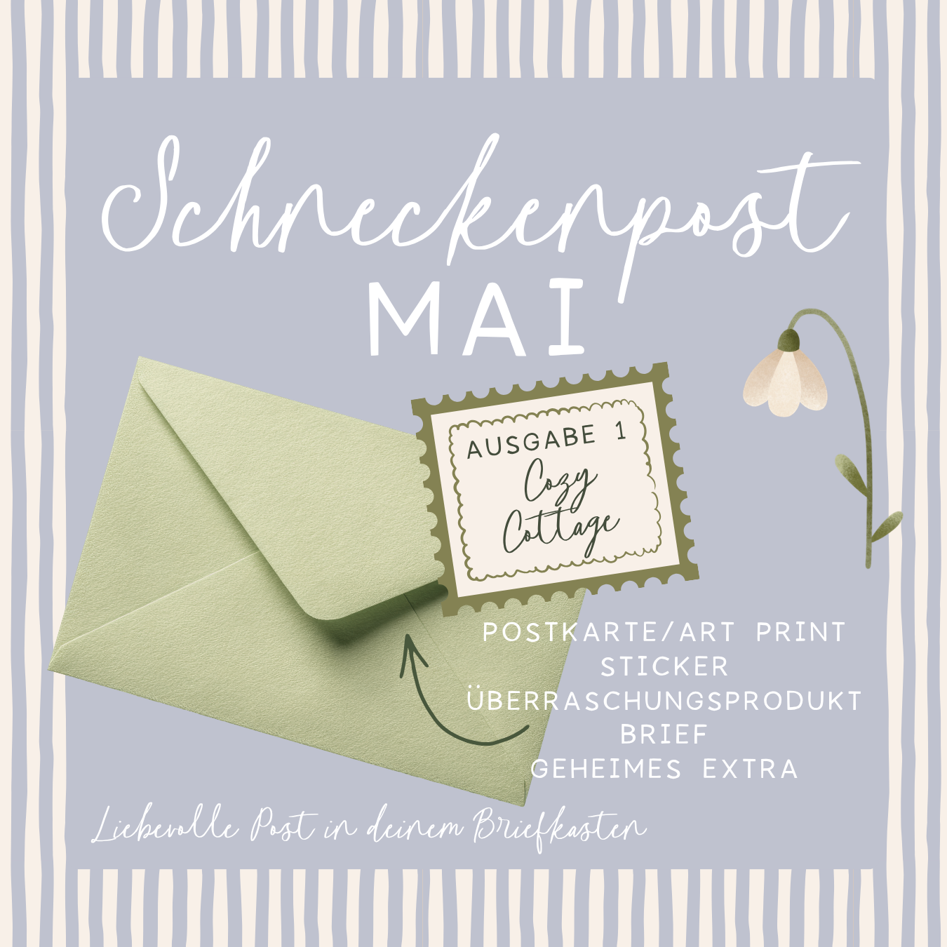 Schneckenpost von Tilda & Theo - Unser Snail Mail Club