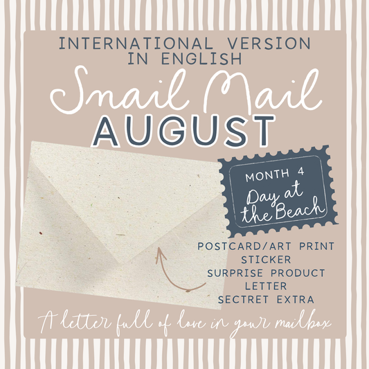 ENGLISH VERSION Snail Mail from Tilda & Theo - Our monthly Mail Club