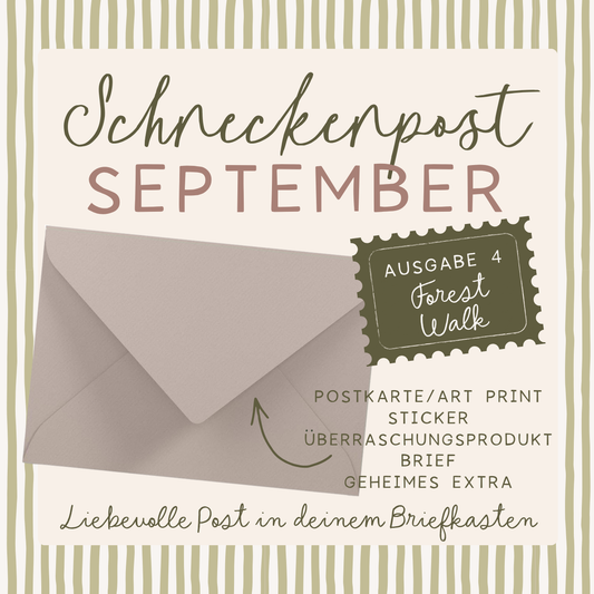 Schneckenpost von Tilda & Theo - Unser Snail Mail Club
