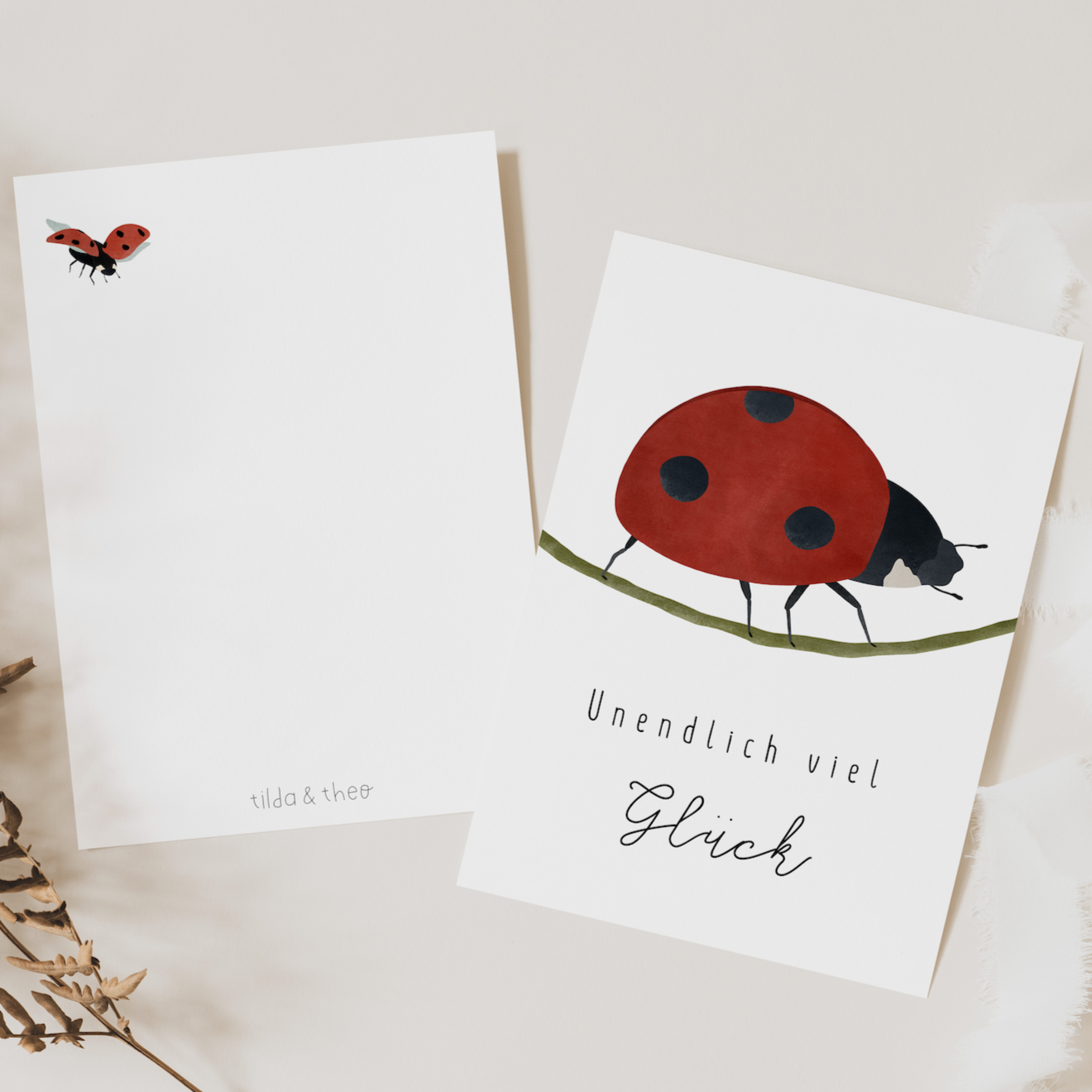 Postcard - Ladybug