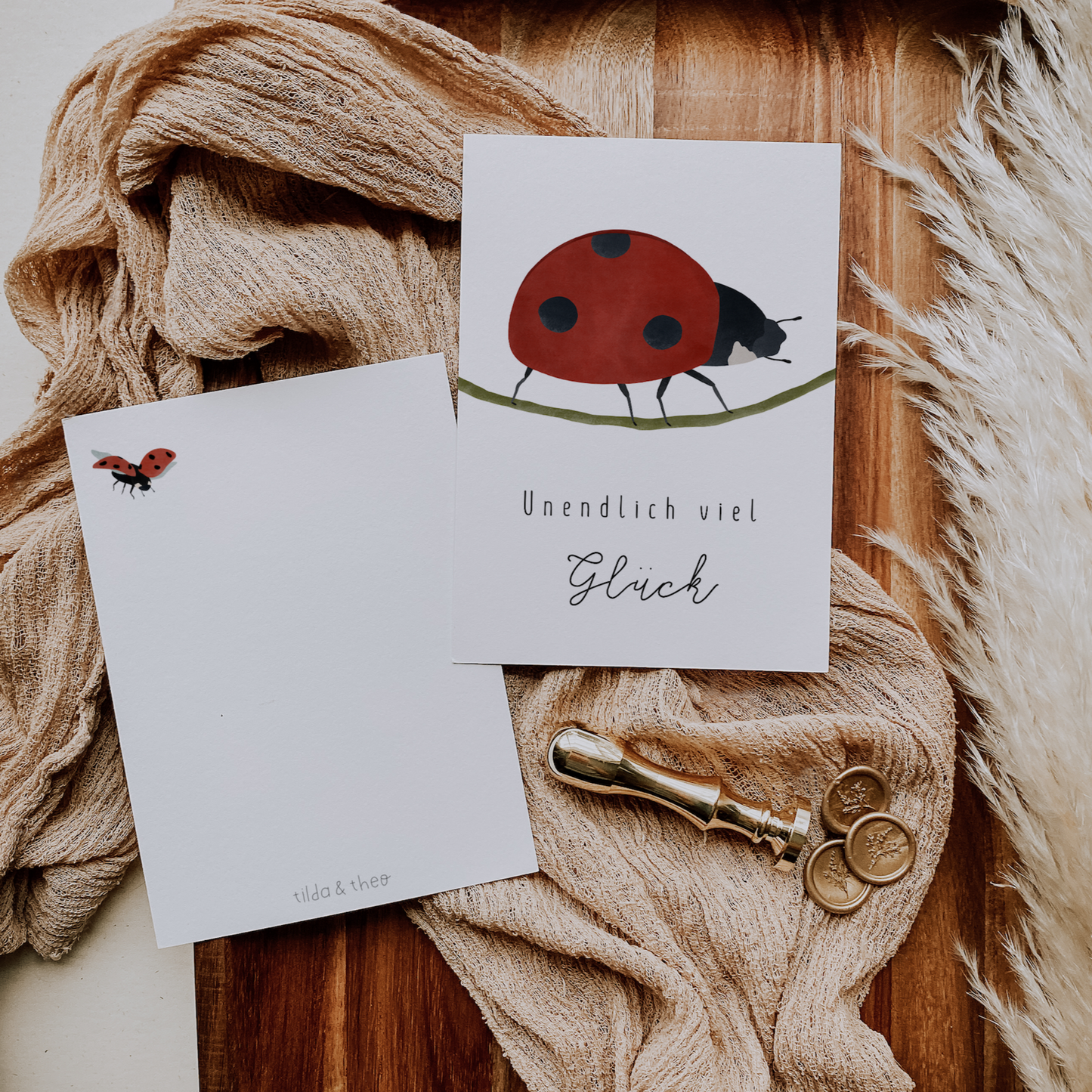 Postcard - Ladybug