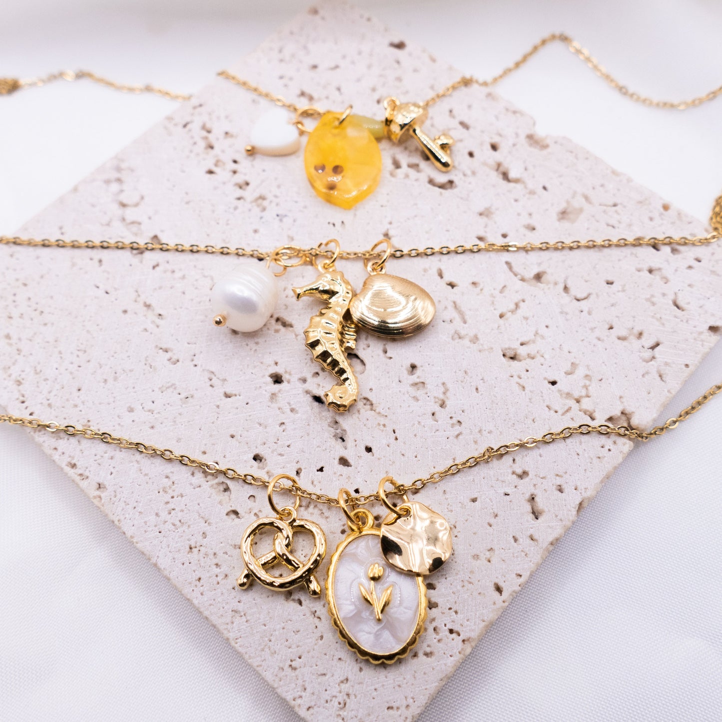 Halskette mit Mix & Match Anhänger - mit Wunsch-Charms