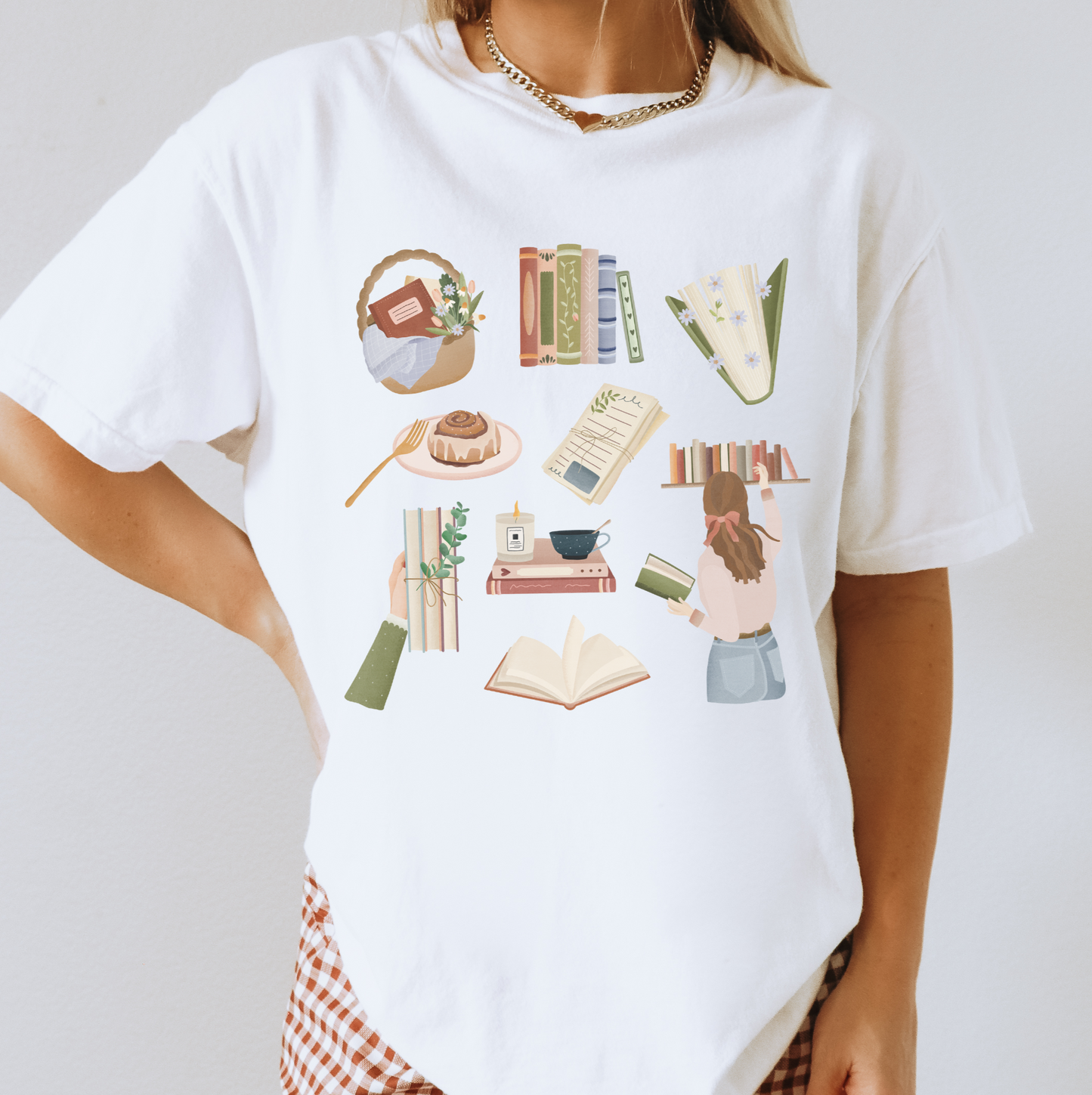 T-Shirt Bücher Lesen - BIOBAUMWOLLE Booklover Shirt - Lesen Shirt