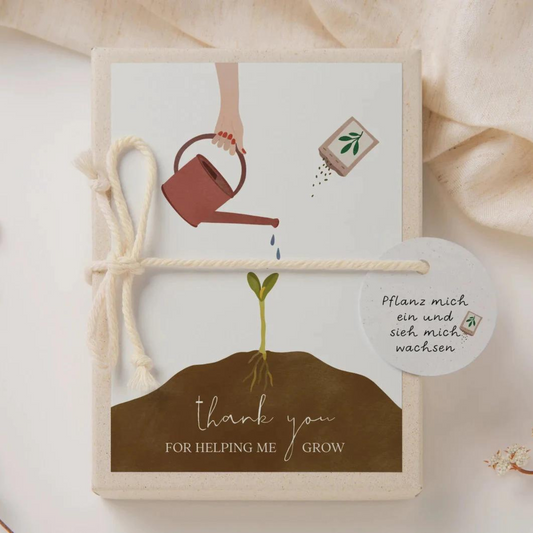 Gift box teacher farewell - seed paper