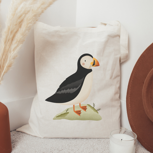 Cloth bag Puffin - Shopping bag Iceland