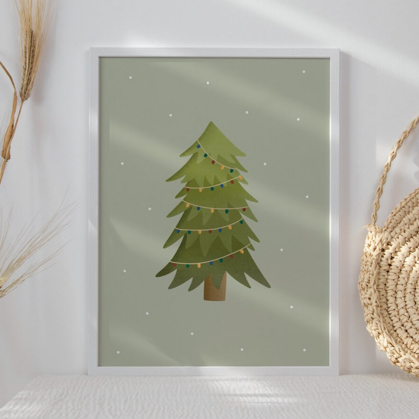 Poster - Christmas tree mint