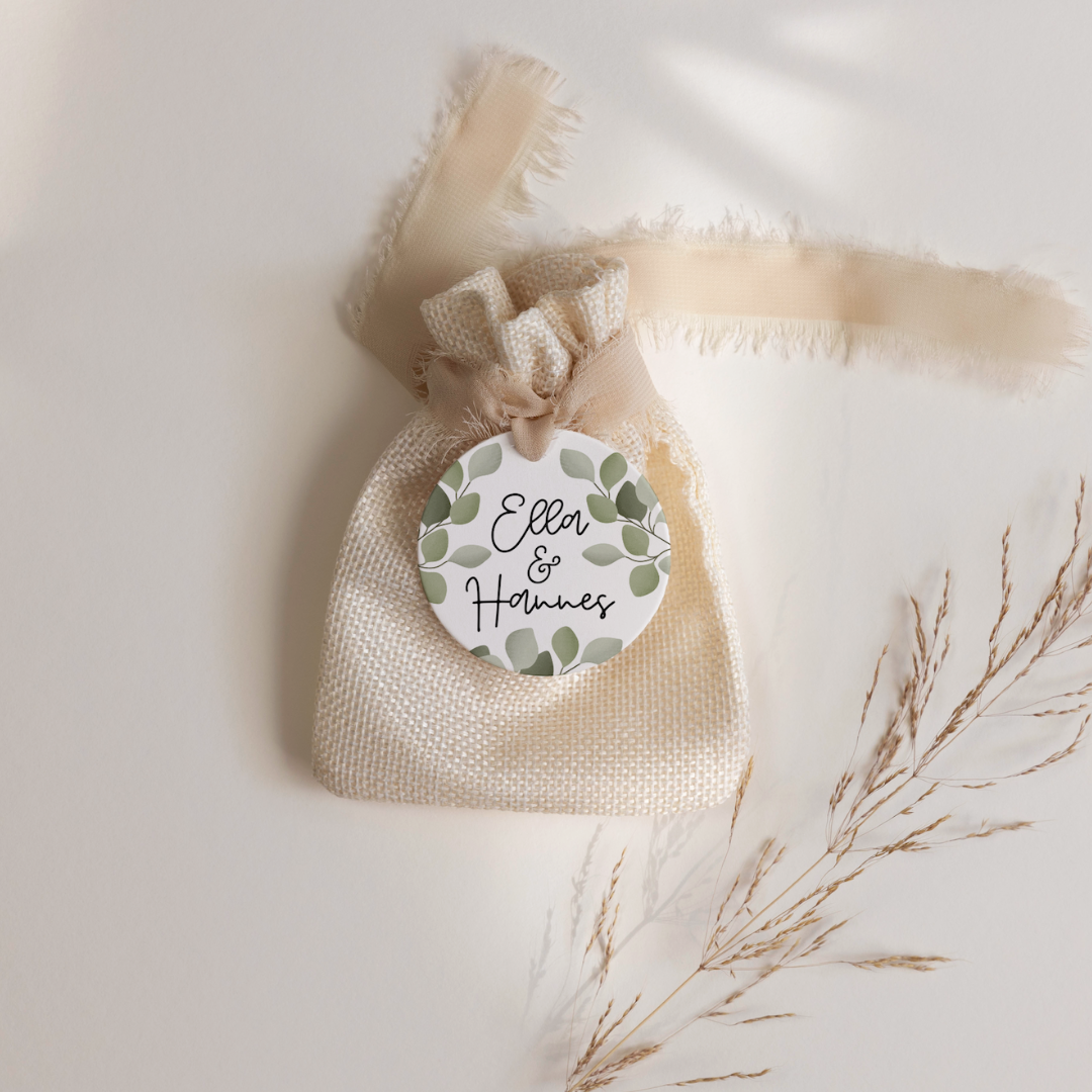 Gift tag wedding eucalyptus - ELLA 002