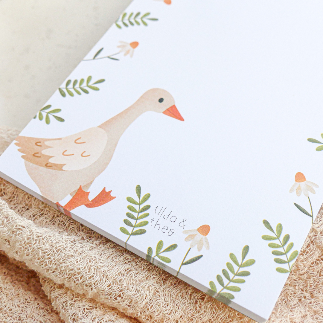 Notepad goose A6 - 50 sheets