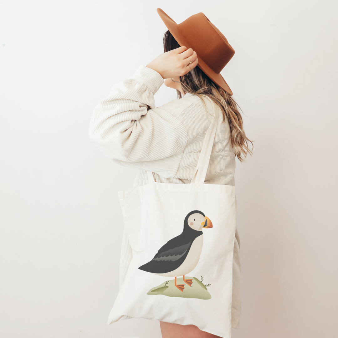 Cloth bag Puffin - Shopping bag Iceland