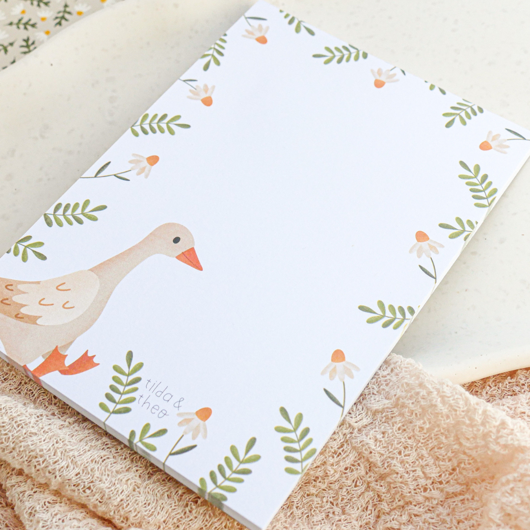 Notepad goose A6 - 50 sheets