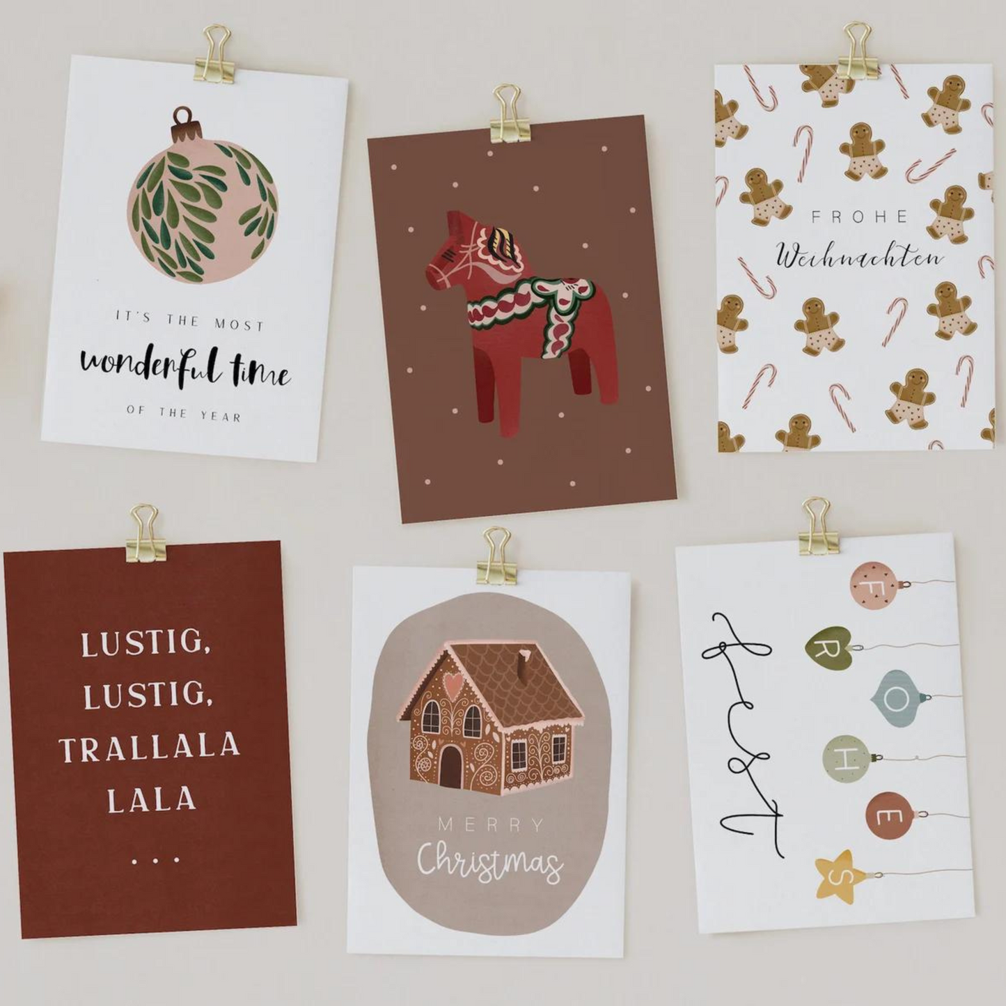 Postcard set Christmas I