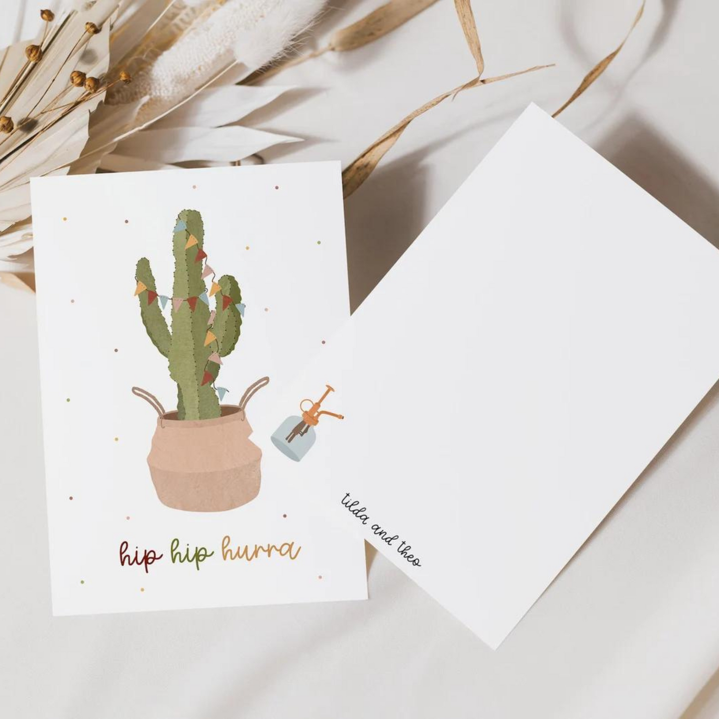 Postcard - cactus birthday