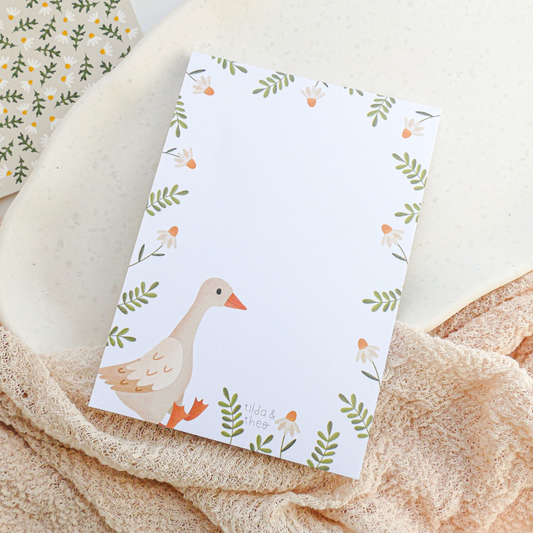 Notepad goose A6 - 50 sheets